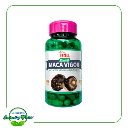 Maca negra organica 100 cap Isau