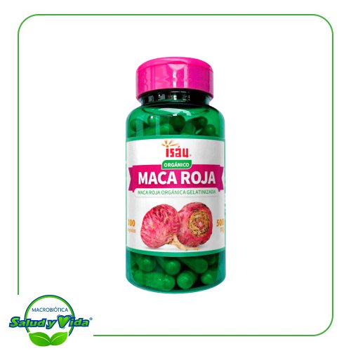 Maca roja organica 100 cap Isau