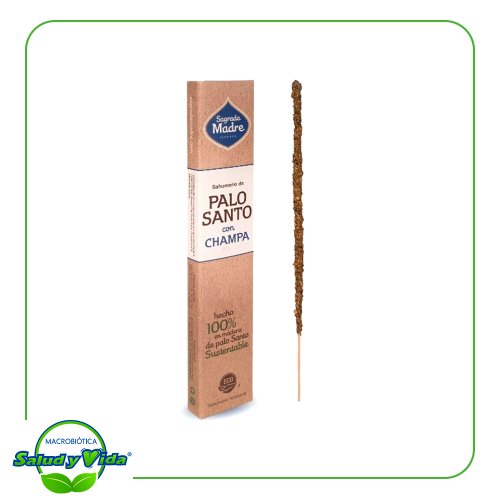 Palo santo con champa 8 u Sagrada Madre