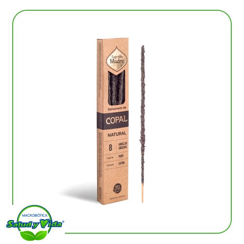 Incienso natural copal 8 u Sagrada Madre