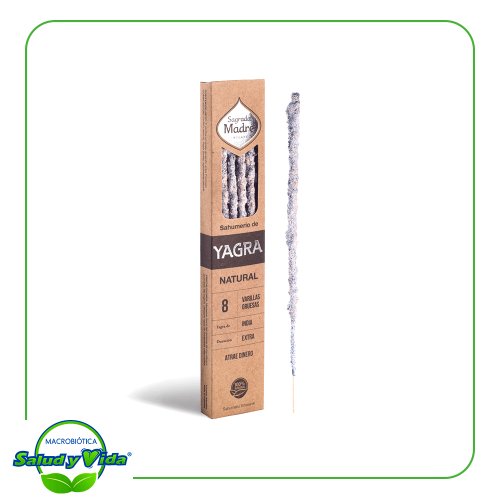 Incienso natural yagra 8 u Sagrada Madre