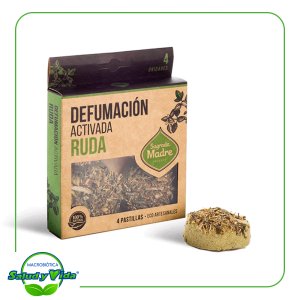 Defumacion activada ruda 4 pastillas Sagrada Madre