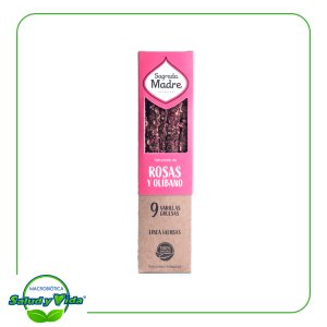 Incienso hierbas rosas y olibano 9 u Sagrada Madre