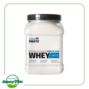 Proteina whey limpio 1.5 lb Pura Prote