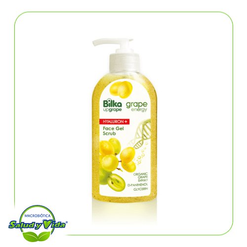 Exfoliante facial uva blanca + acido hialuronico 200 ml Bilka
