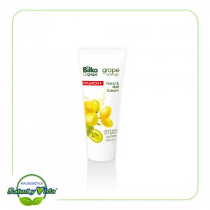 Crema de manos y uñas con uva blanca + acido hialuronico 100 ml Bilka