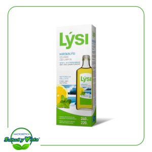 Aceite Higado de Bacalao menta limon 240 ml Lysi Morro
