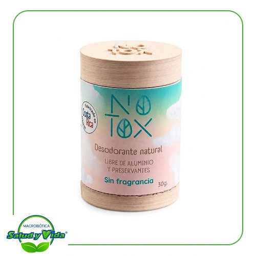 Desodorante natural sin fragancia 30 g Notox