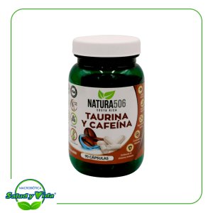 Taurina y cafeina 90 cap Natura 506