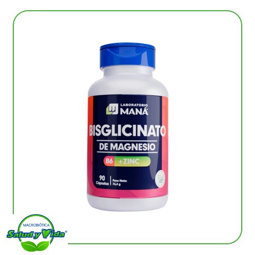 Bisglicinato de magnesio 90 cap El Mana