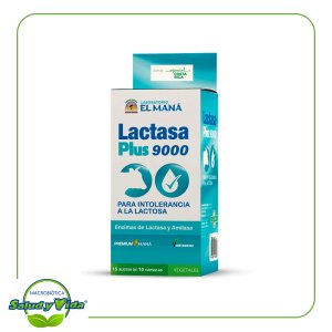Lactasa plus 9000 blister 10 cap El Mana