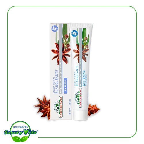 Crema dental blanqueadora 75 ml Naturaleza y Vida