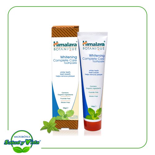 Crema dental cuidado completo menta hierba buena blanqueadora 150 g Himalaya