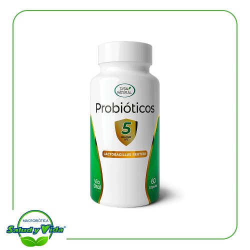 Probioticos 5 billones 60 cap Total Natural