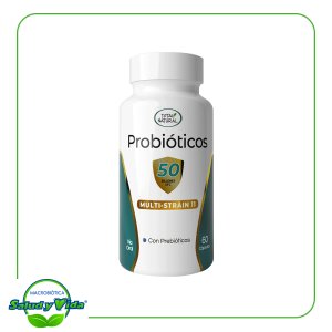 Probioticos 50 billones 60 cap Total Natural