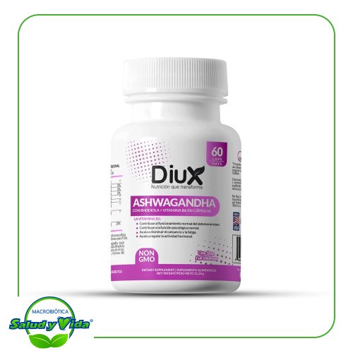 Ashwagandha con Rhodiola 60 cap Diux