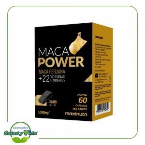 Maca power 60 cap 1200 mg Maxinutri