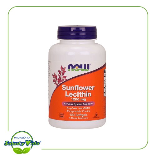 Lecitina girasol 1200 mg 100 soft Now