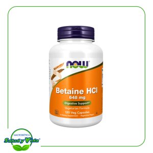 Betaina HCI 648 mg 120 cap Now